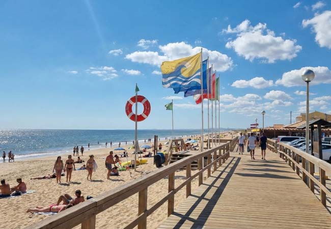 Złote piaski Praia de Faro