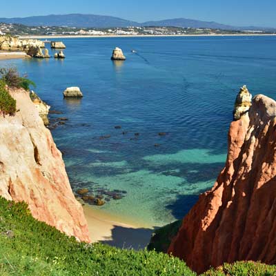 Mapa das Praias de Lagos, Algarve