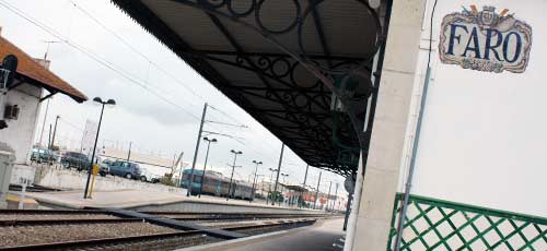 Faro train station 