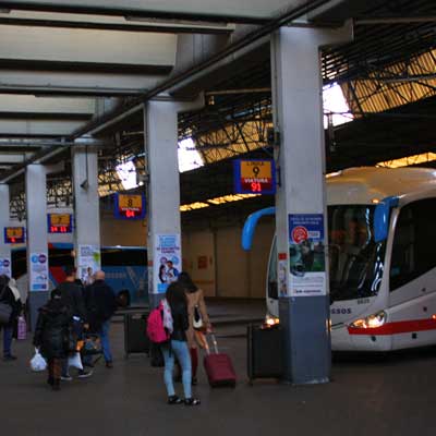 Sete Rios bus station is a busy transport hub