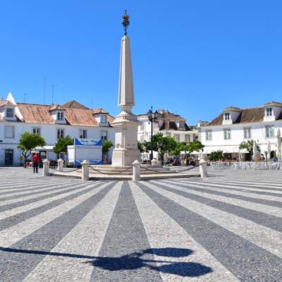 Praça do Marquês de Pombal in Vila Real de Santo António
